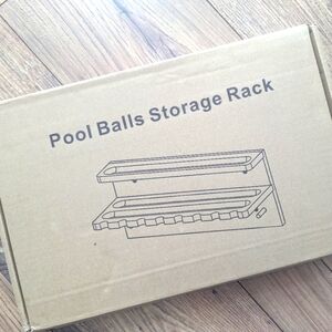 Pool Balls Storage Rack, new in box, unassembled